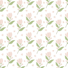 seamless pattern with flowers