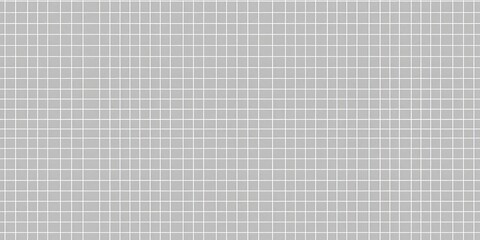 Seamless grey millimeter grid graph paper pattern ideal for technical school backgrounds,  notebook,  science