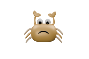 crab spider vector illustration