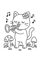 cat coloring page 21.eps