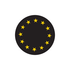 Stars in circle icon vector illustration graphic design