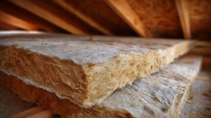 Installing Insulation in the Attic with New Fiberglass Material for Efficiency