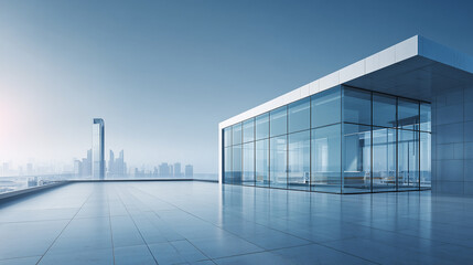 Obraz premium modern building in the city