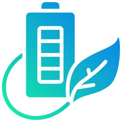 battery gradient fill icon