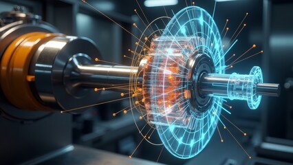 Glitter mechanical art image