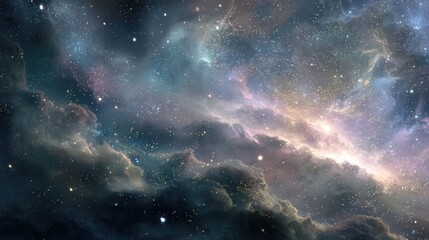 Fototapeta premium deep space background