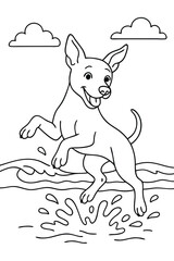 dog coloring page 10.eps