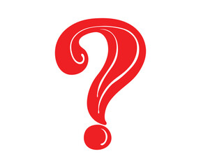 Question mark vector art, rad black question mark  question clip art, questions clip art,  white background