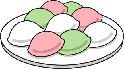 한국 추석 명절 음식 송편