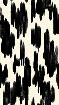 Abstract organic pattern with bold irregular brush dabs