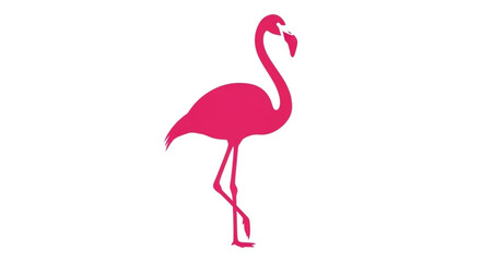 Fototapeta premium Pink flamingo illustration vector art for graphic design projects and flamingo themed party decorations ideas