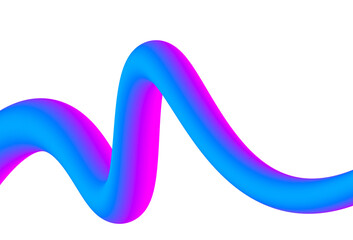 Abstract wave gradient fluid shape background modern design curve smooth bright color dynamic art graphic element illustration wallpaper