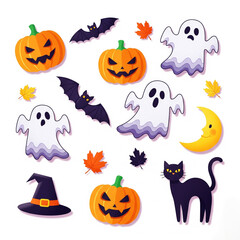 halloween seamless pattern