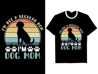 vintage dog t shirt design 