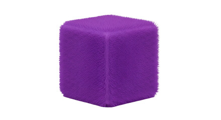 purple sponge isolated on white background