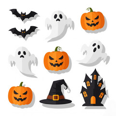 halloween pumpkin set