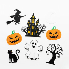 Fototapeta premium halloween pumpkin set