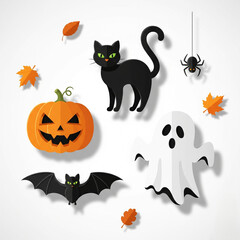 halloween vector set