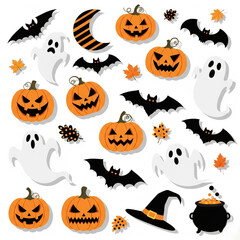 halloween pumpkin set