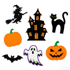 halloween pumpkin set