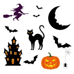 halloween pumpkin set