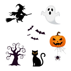 halloween vector set