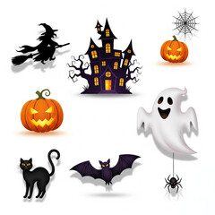 halloween vector set
