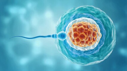 Sperm and Human Egg - Powered by Adobe