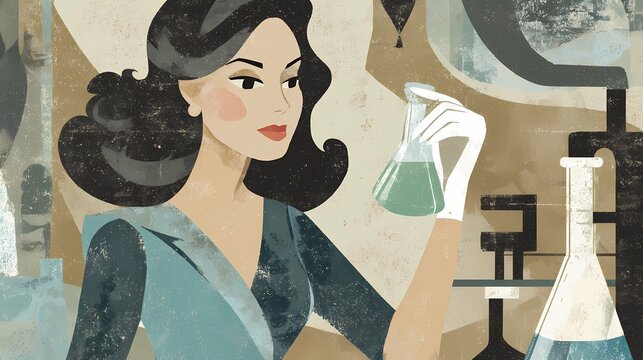 Scientist holds a laboratory vial with precision, performing detailed testing as part of ongoing medical and pharmaceutical research studies.