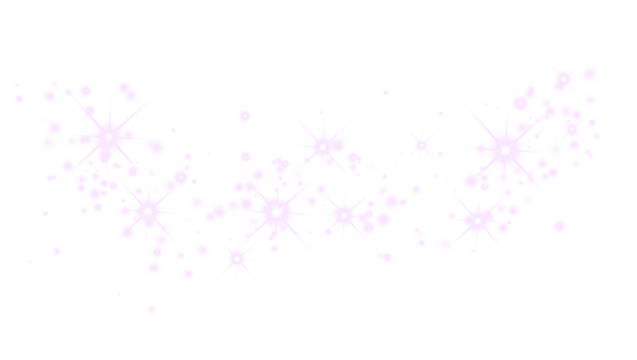 Light Effect with many Glitter Particles with transparency. Starry cloud with Shining dust