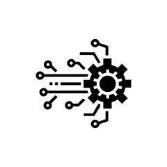 Obraz premium Automated Technology Icon