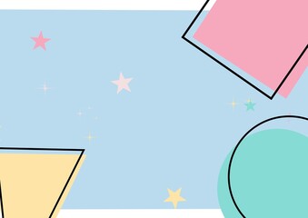 かわいい背景イラスト