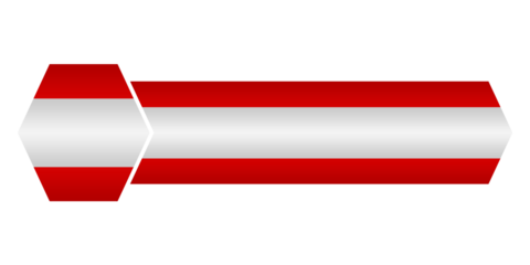 hexagon shaped lower third silver red template empty text element png file