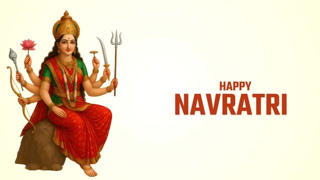 happy navratri durga  puja