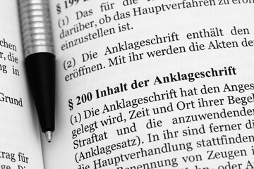 Anklageschrift Paragraf Strafprozessordnung