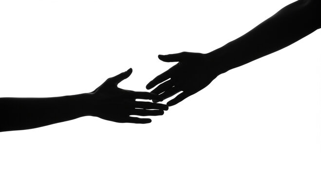 Helping Hands Silhouette