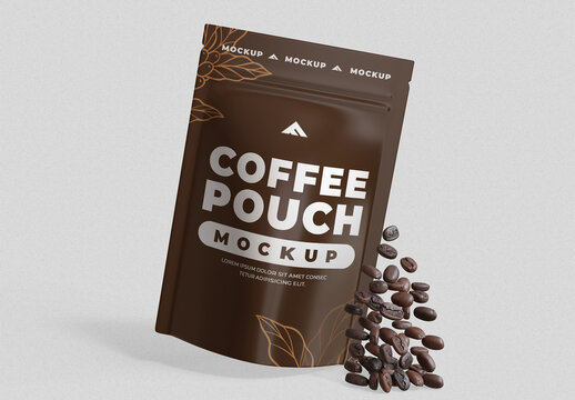Coffee Pouch Mockup