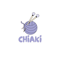 Purple Illustrated Crochet Logo 