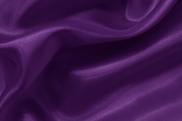 Purple fabric cloth texture for background and design art work, beautiful crumpled pattern of silk or linen.