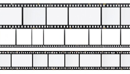 Fototapeta premium film strip isolated on white background