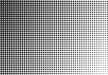 Halftone dot retro black background