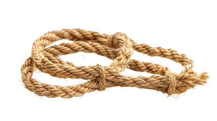 Obraz premium Bohemian Braided Hemp Anklets for Casual Wear on white background