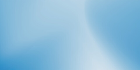 Winter Blue Gradient Background. Christmas blue white snowy landscape bg. Fluid wave soft transitions. vector eps10