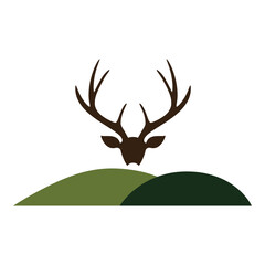 deer silhouette vector