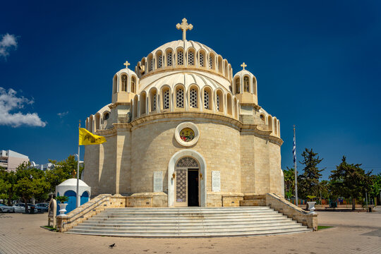 Athens, Greece - Saints Constantine and Helen Orthodox Cathedral of Glyfada
