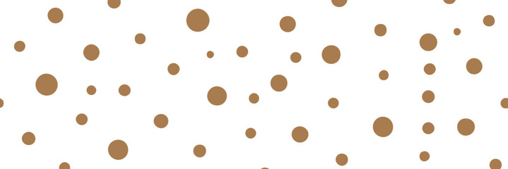 Seamless pattern with pink polka dots