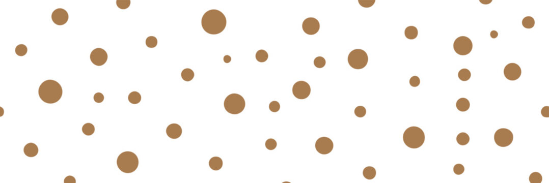 Seamless pattern with pink polka dots