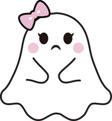 ハロウィン　おばけ　ゴースト　ゴシック　アイコン　飾り　キッズ　かわいい　おしゃれ　イラスト素材