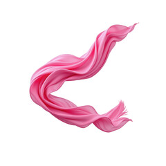 Fototapeta premium Delicate Pink Fabric Flowing Gracefully in Soft Illumination