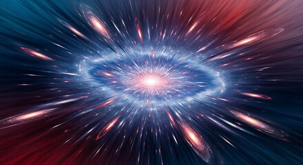 Fototapeta premium Exploding Galaxy Supernova Star Formation Cosmic Energy Space Explosion And Supernova